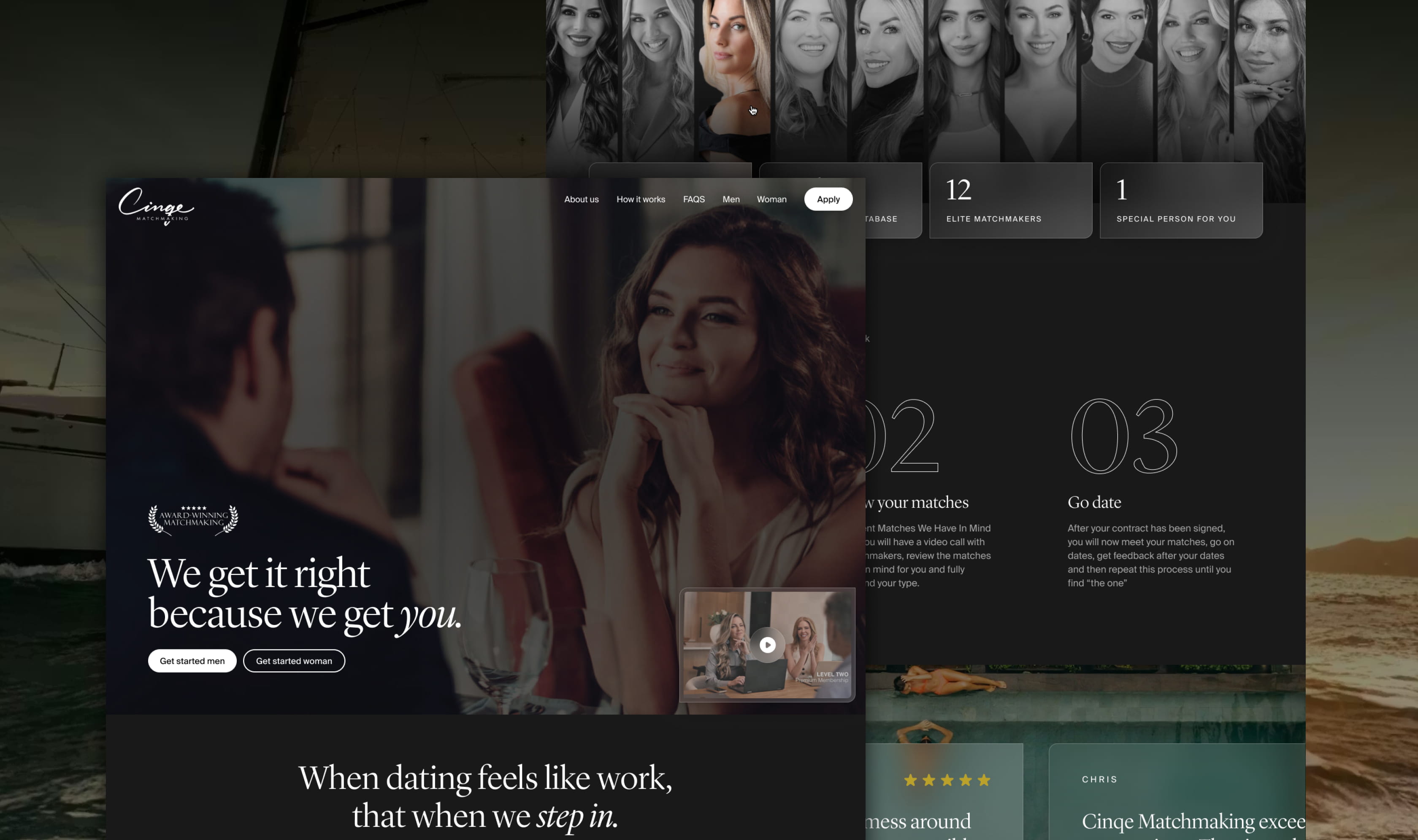Cinqe Website Design