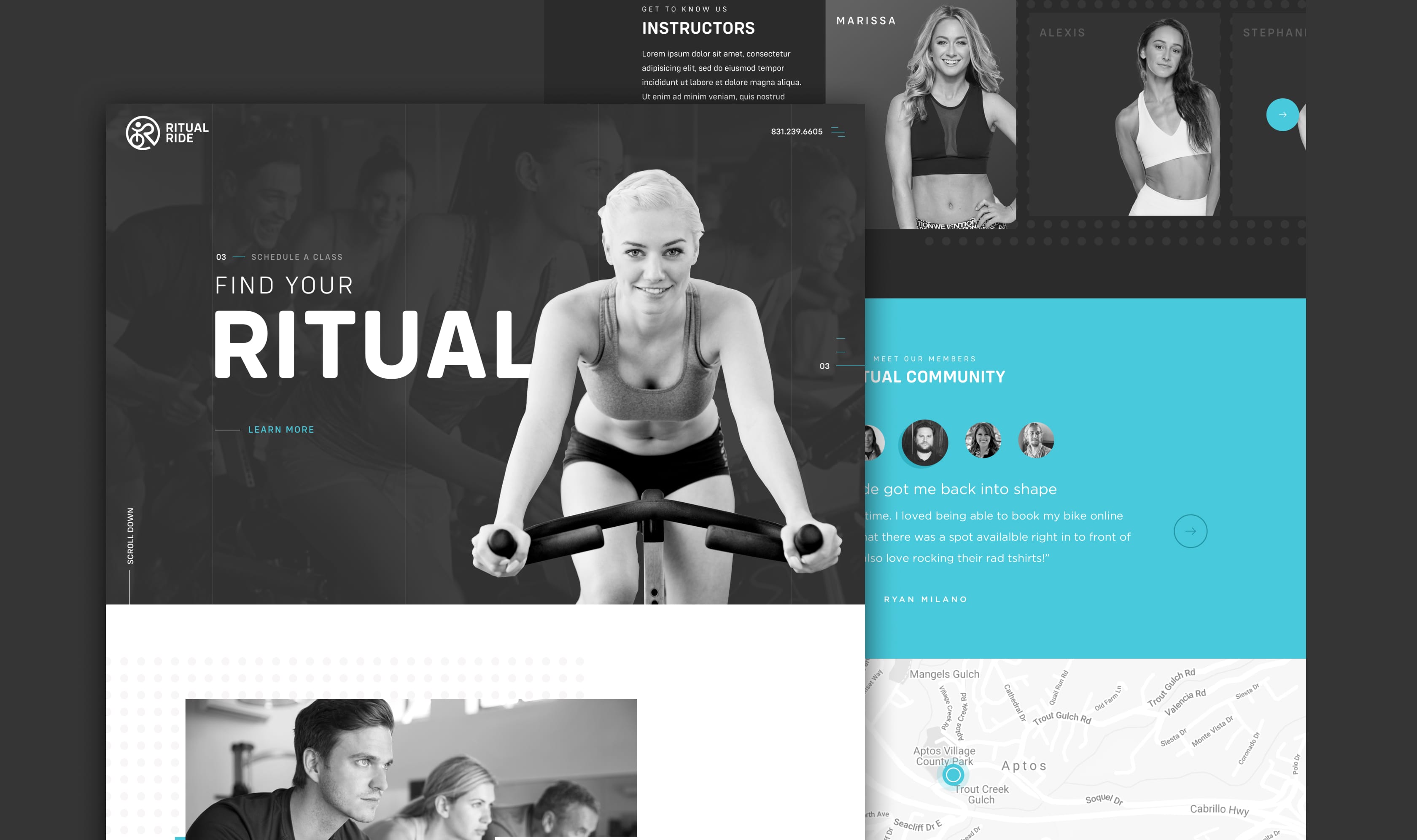 Branding and Webdesign for cycle studio